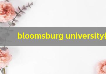 bloomsburg university排名